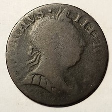 1771 George III NON-REGAL Halfpenny 91.8 grains- Group B  picture