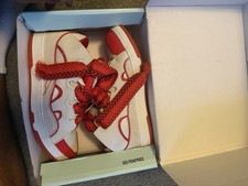 Lanvin Curb Red and White Size 42 picture
