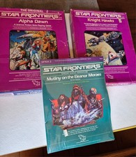 Star Frontiers Alpha Dawn, Knight Hawks , & Mutiny on the Eleanor Moraes module picture