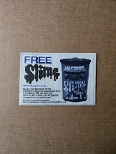 Vintage 1986 Masters of the Universe Slime Promotional Promo Ticket RARE MOTU picture