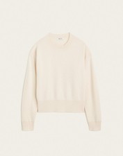 Madewell The Casey Crewneck Sweater in Merino-Silk Blend, canvas picture