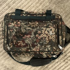 vintage Atlantic Floral Hanging Travel Makeup Bag Organizer, Multicolor Plastic picture