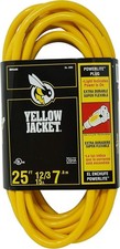 Southwire Yellow Jacket 25Ft 12/3 SJTW Premium Outdoor Heavy-Duty Extension Cord picture