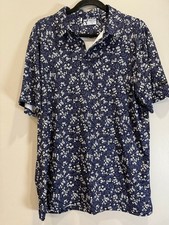 Yatta Golf Floral Pattern Polo Shirt - Size L picture
