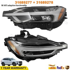 For 2018-2021 XC60 Left Right Side LED Headlight 31689277 31689277 w/ Adaptive picture