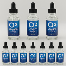 10 Pack O2 Oxygen Liquid Drops Enhance Cellular Energy & Vitality salud picture