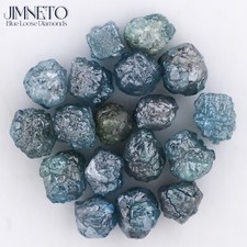 6 PCS Diamond Blue Natural Loose Rough Round Color Ct Raw Cut Uncut Grade 2-3MM picture
