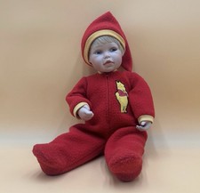 Ashton Drake It's Time for Bed, Pooh Porcelain Doll #76042 NIB picture