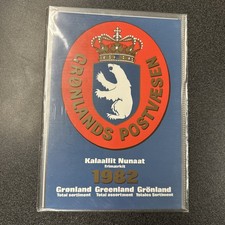 Greenland Kalaallit Nunaat 1982 Years Official Stamp Year Pack Folder MNH picture
