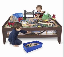 New Imaginarium Metro Line Train Table, for Ages 3-7, 100 Piece Set 5F63E8A Kids picture