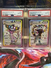 2025 UMBREON 176 & ESPEON 175 Prismatic Promos Sequential Set - PSA 10 picture