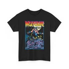 Wolverine T-Shirt Marvel Comics 80s John Buscema Art Retro Vintage-Style Tee  picture