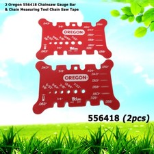 2 Oregon 556418 Chainsaw Gauge Bar & Chain Measuring Tool Chain Saw Tape picture