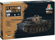 Italeri 25757 1:56 Pz. Kpfw. III Ausf. J/L/M/N Medium Tank Plastic Model Kit picture