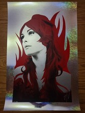 BLUNT GRAFFIX FOIL SHARON TATE Limited edition print 21/30 18x24 Edition picture