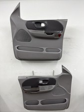 99-03 Ford F-150 F150 Crew Cab OEM Driver & Passenger Door Panels Power Gray picture