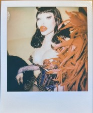 Original Polaroid Art Amanda Lepore Trans Portrait One-of-a-Kind picture