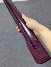 AAAA Stainless 22fret purple gloss Flame maple Electric guitar Neck part picture