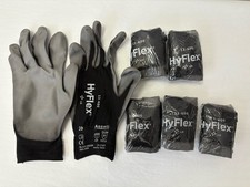 New Ansell HyFlex 11600 Light Duty Gloves 6-PACK Size 10  (GU-5) picture