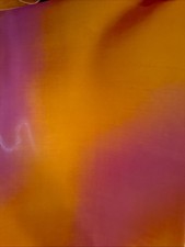 Vtg Vari Vue Lenticular soft vinyl moving motion PINK-YELLOW WAVE RARE 19x14.5 picture