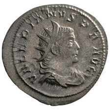 Valerian 257-258 Billon Antoninianus Oriens Avgg Roman Empire Ancient Coin 7C picture
