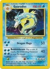 Pokemon Gyarados [BS - 006/102] Holofoil Holo Rare MP picture