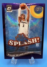 2023-24 Donruss Optic - Splash Victor Wembanyama #6 Purple Holo Prizm RC Rookie picture