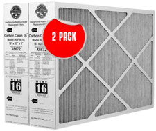 Lennox X6672 Healthy Climate 16x25x5 Merv 16 Carbon Coated Filter - 2 PACK picture