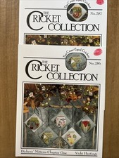 Lot Of 2 The Cricket Collection Cross Stitch Leaflets - Dickens’ Mittens picture
