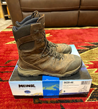 Meindl Euro Light Hunter Uninsulated Extra Wide Hunting Boots Brown/Black 9 picture