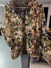 Sitka Jetstream Jacket Men's L Regular Camo Hooded Full Zip Polyester picture