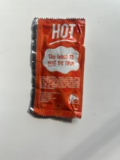 **RARE DEFECTIVE** Taco Bell Hot Sauce Single Packet picture