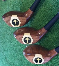 WILSON RYDER CUP WOODS (Restored)and MATCHING IRON SET  1920-30 VERY RARE FIND  picture