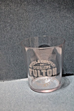 Rare Antique Myers Co Fulton Whiskey Covington KY PRE PRO ADVERTISING SHOT GLASS picture