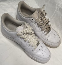 Nike Air Force 1 White Size 11.5 And 11 Both left shoes Same side Preowned Laces picture