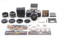 Perfect Finder [MINT + Extras] Olympus OM-1 Silver + 50mm f/1.4 Lens From JAPAN picture