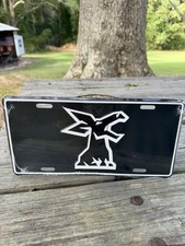 Timberjack Logging Equipment.Black-white License Plate.Stamped.JohnDeere.Custom picture