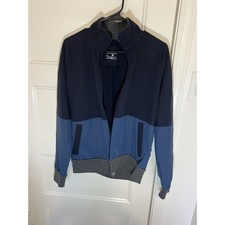 GAP Men's Colorblock Track Jacket Blue Navy Full Zip Size M picture