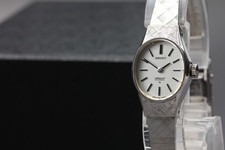 Vintage 1975 N MINT 23J Hand-winding Seiko Bracelet 1140-7220 Womens Watch JAPAN picture