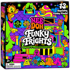 2026 NeeDoh Halloween Advent Calendar Blind Box Squish Fidget Toy Funky Frights  picture