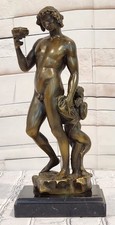 Michelangelo Greek God Dionysus  Roman Mythology Bacchus God of Wine Bronze Art picture