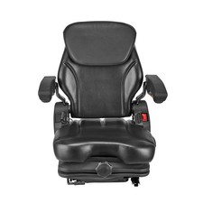 Uimoso Adjustable Forklift Tractor Seat with Foldable Backrest and Suspension picture