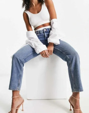 New Seven7 Ladies NWT High Rise Slim Straight Leg Jean Seven 7 picture