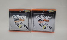 Lot of 2 Gillette AltraPlus Razor Refill Cartridges with Lubrastrip, 10 Pack picture