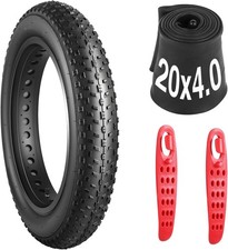 20x4.0 Fat Tire and Tube, Folding 100-406/20 x 4 Fat 20×4.0