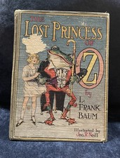 ANTIQUE 1917 Book The Lost Princess of Oz - L. Frank Baum Hardcover picture