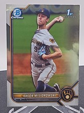 2022 Topps Chrome Jacob Misiorowski 1st Bowman BDC-132 Brewers picture