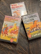 1946-1951 Famous Horse Stories 3 Book Lot Grosset & Dunlap Western Horses picture