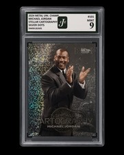2024 Skybox Metal Universe Champions - Silver Dots Michael Jordan /299 EJE 9 PSA picture