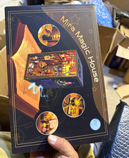Magic House Victorian 1:24 Study/Library Miniature Book Nook DIY Kit LED Light picture